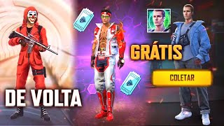 TOP CRIMINAL DE VOLTA, JUSTIN BIEBER DE GRAÇA, DIMA ROYALE, NOVIDADES DA ATUALIZAÇÃO FREE FIRE