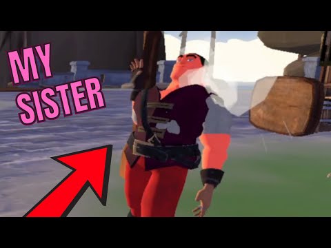 Playing SAIL VR with my SISTER