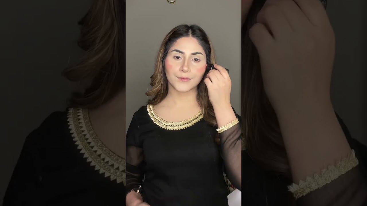 Smokey Eye Makeup Tutorial🥰✨❤️ |  Black Saree Makeup Tutorial ❤️🥰💄