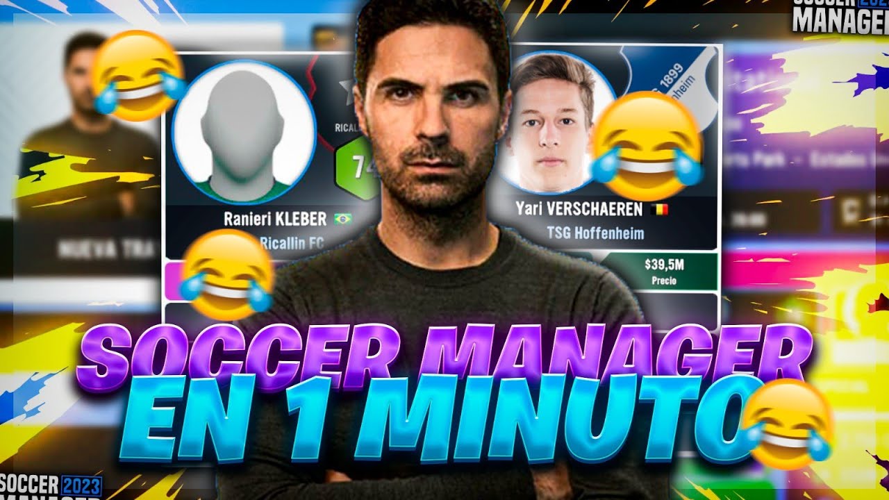 SOCCER MANAGER 2023 EN 1 MINUTO - YouTube