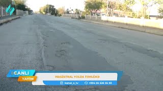 Biləsuvar Cəlilabad avtomobil yolu-yamaq yollar, nişanlanma xətlərindən isə iz yoxdur