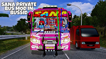 Sana Kerala Private Bus Mod In Bus Simulator Indonesia - Bussid Bus Mod - Bussid Car Mod -Bussid
