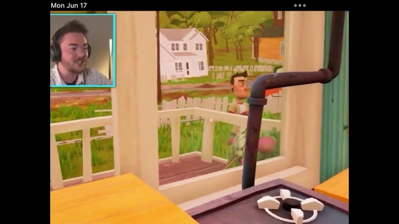 dakblake hello neighbor funny moments youtube
