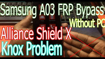 Samsung A03 FRP Bypass A035F Google Account Bypass Android 11 Without PC NO Knox NO Alliance