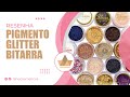 Glitter Pigmento Sombra Asa de Borboleta Flocado Fluorescente Holográfico Bitarra Beauty