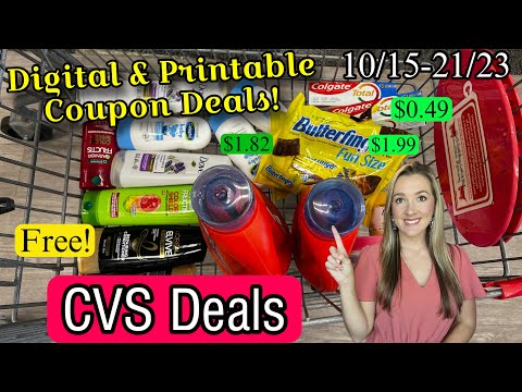 CVS Haul 10/15-21/23 | All Digital & Printable Coupon Deals!| Cheap Personal Care!