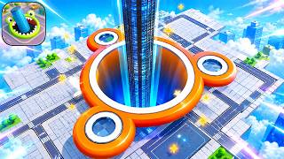 HOLE.IO - New Mobile Gameplay Walkthrough (iOS,Android) All Levels Latest Update Freeplay Max Skills screenshot 5