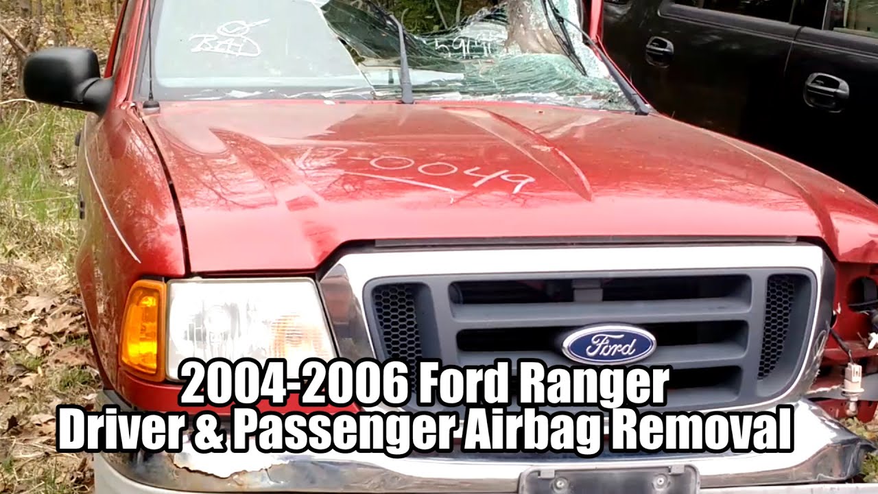 0406 Ford Ranger Passenger & Driver Airbag Removal Takata Airbag