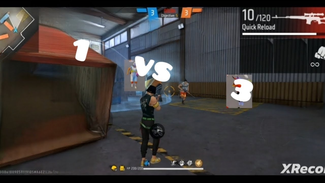 1 vs 3 on random player - YouTube