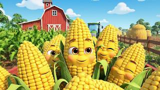Corn Song for Kids 🌽 | Corn in Farm Cart | Nursery Rhymes &amp; Baby Songs