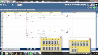 دورة التحكم الآلى الدرس الخامس عشر محاكاة دوائر عكس حركة باستخدام مفاتيح  نهاية شوط limit switch screenshot 5