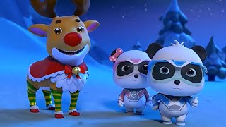 Rudolph the Santa's Reindeer | BabyBus | Baby Cartoon | Kids Cartoon | Baby Songs