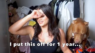 CLEAN WITH ME 2021 Apartment Closet Declutter!