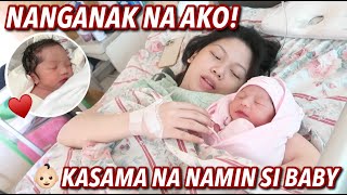 NANGANAK NA AKO! KASAMA NA NAMIN SI BABY PAUWI | VLOG155 Candy Inoue ♥️