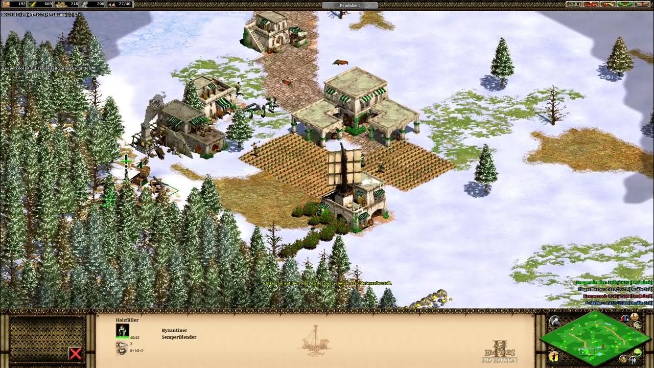 Age of Empires 2 HD Byzantine Bombard Towers on Black Forest [NOOBS