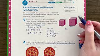 Percent Increase and Decrease with Geometry