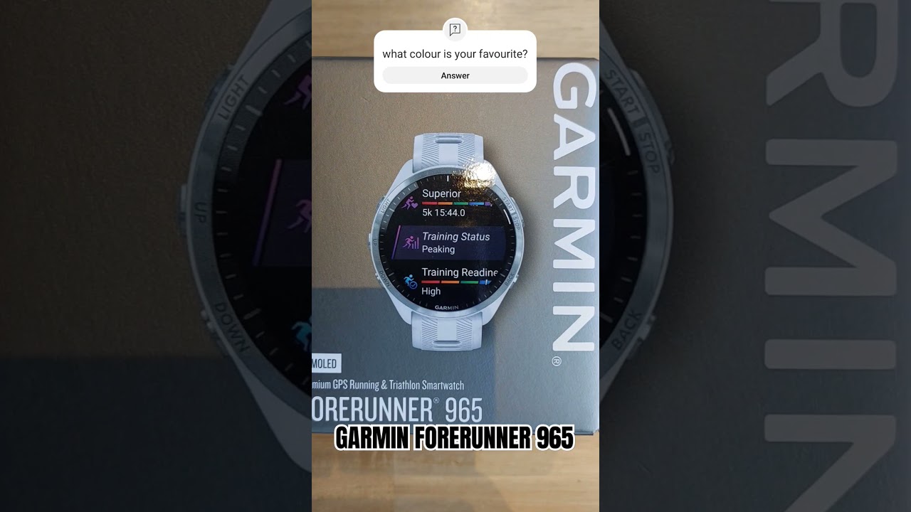 Garmin Forerunner 965: Choose Your Color!