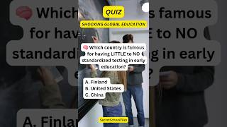 Global Education Quiz #quiz #education #shorts #youtubeshorts #finland