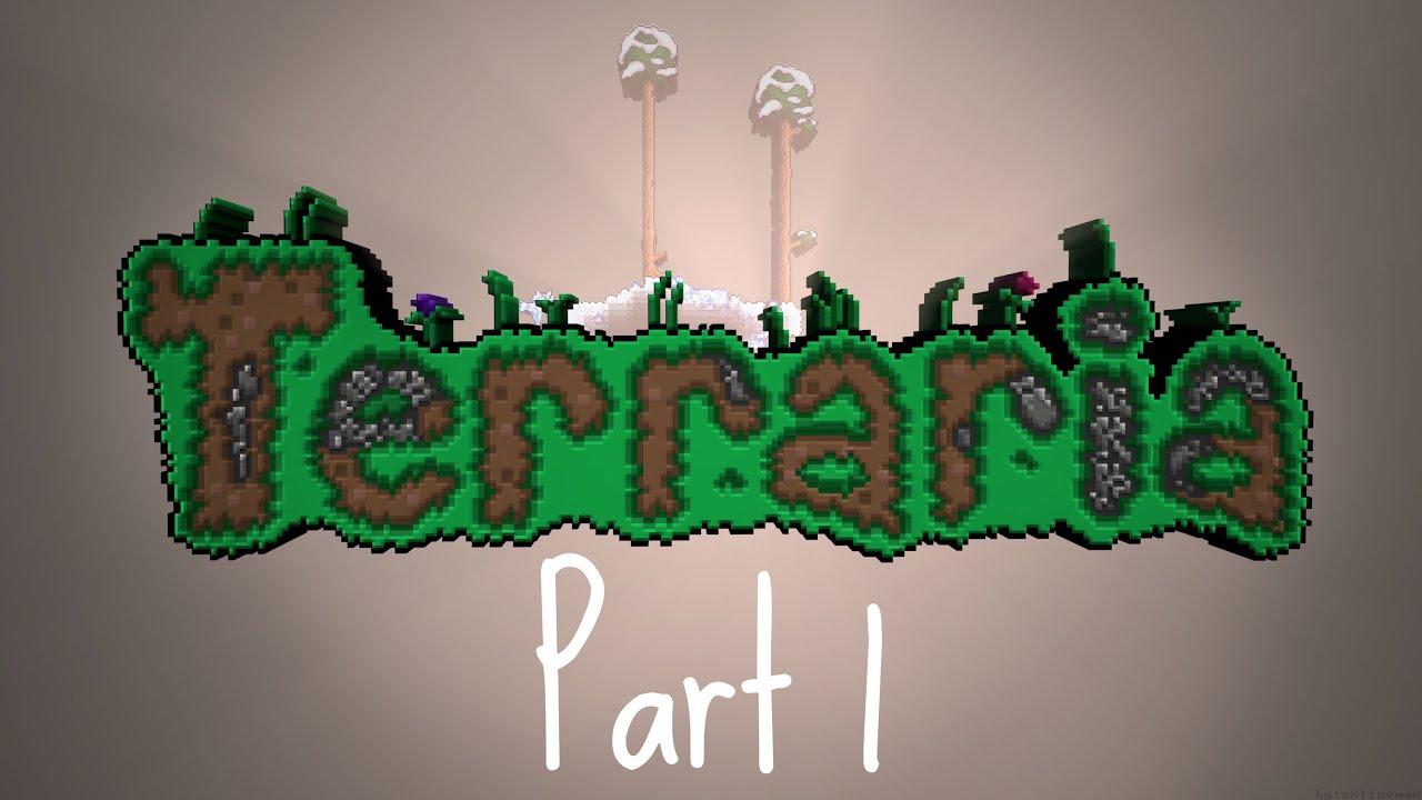 Terraria part 1 I AM THE CACTUS YouTube