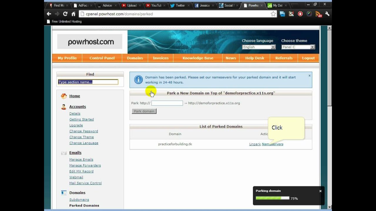 Building Your Own Website - Lesson 5 - Setting Up Your Own Domain - YouTube