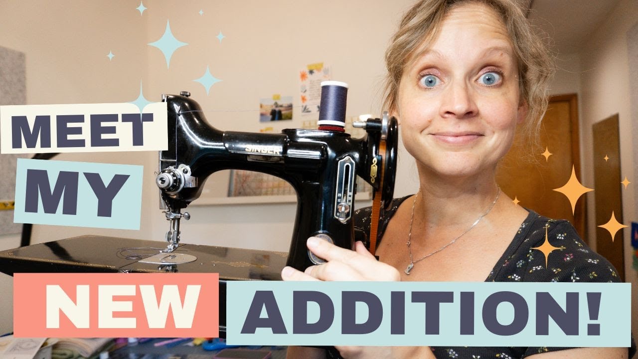 Давайте поднимем мой Singer Featherweight на ноги и запустим его!