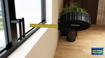 How to Measure: Recess Fit Plantation Shutters (Inside the window frame)