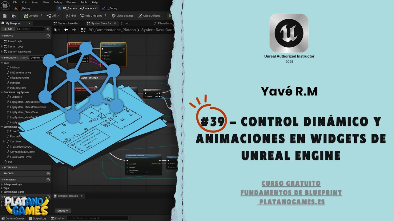 #39 – Control dinámico y animaciones en Widgets de Unreal Engine - YouTube