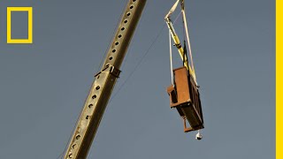 派手に物を落とす実験です | ナショジオクイズ