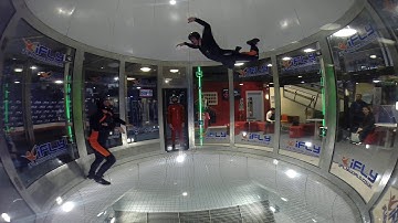 Darren Atkins #indoorskydiving before his #aff #skydiving #course with www.learnskydiving.co.uk