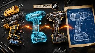4 ChatGPT Prompts That Transform ANY Image Like a PRO! X Ray, Exploded View and More