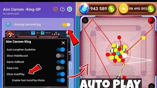 How to Use Aim Carrom King Autoplay 😱 Carrom Pool Autoplay New App Free 🔥 screenshot 4