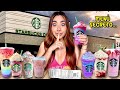 Probando todas las bebidas del MENÚ SECRETO de Starbucks!! | Rebeca Mendiola