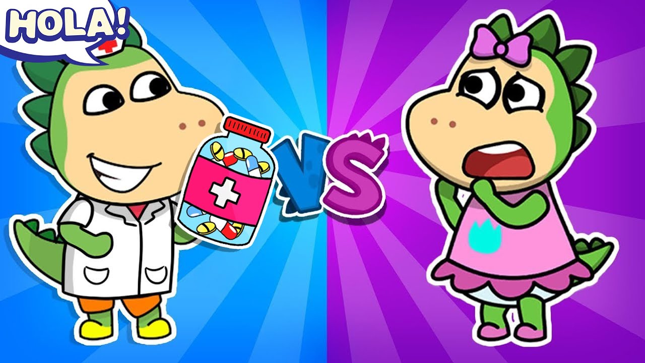 ¡Oh no! 🏥 Sparkle se escapa de la consulta médica | Hábitos saludables para niños por Fire Spike