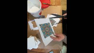 Mandala coasters