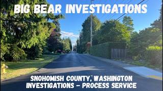 🌟 Private Investigations &amp; Process Service in Snohomish County, WA | Big Bear Investigations