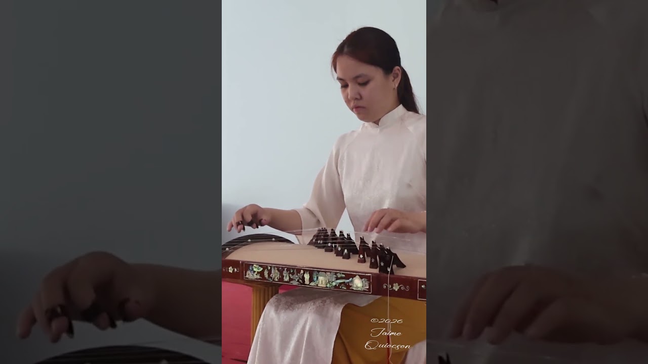 Vietnamese Musician Plays With Traditional Instrument In NhaTrang. (2026)