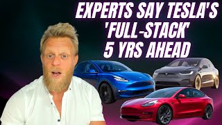Experts reveal why rivals have failed to match Tesla's 'full-stack'