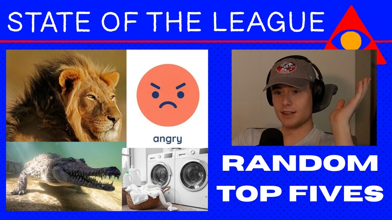 RANDOM TOP FIVES WITH SPONHOUR: EMOTIONS, ANIMALS, CHORES AND MORE