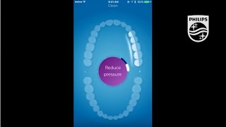 Sonicare App pressure guide | Philips | Sonic electric toothbrush screenshot 4
