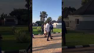 Speaker Anita Among Meets Gen Salim Saleh Whom She Paid A Courtesy Call At His Home