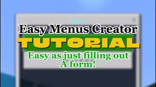 How to create custom menus for Minecraft