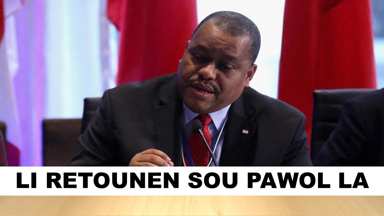 VALERY NUMA MANDE GARRY CONILLE POU LI FÈ EXKIZ A NASYON AN