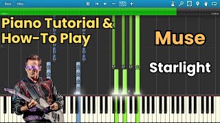 Muse - Starlight Tutorial (How To Play On Piano) chords