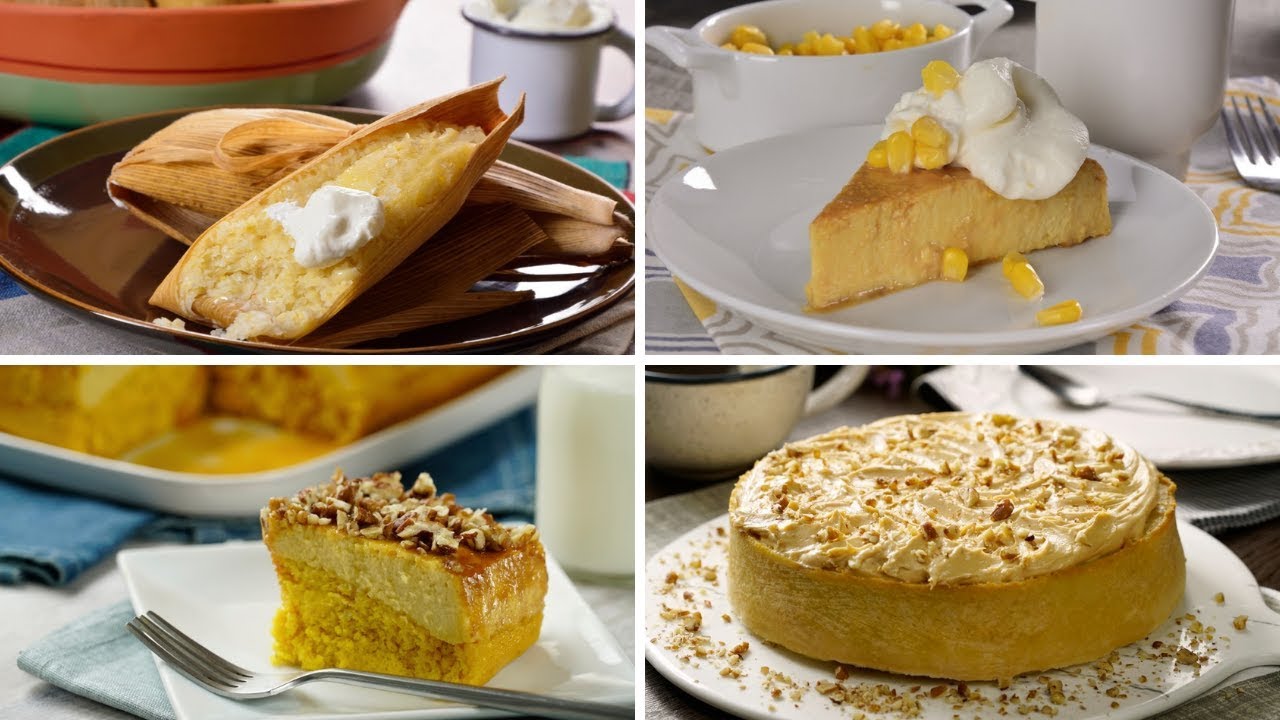 Postres de elote