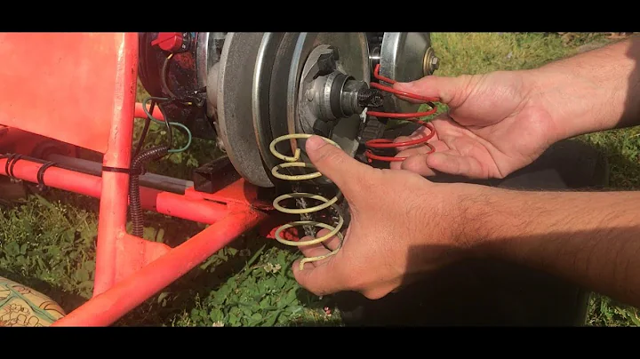 Swapping To A Yellow Spring In A 30 Series Torque Converter. It Does Wheelies!