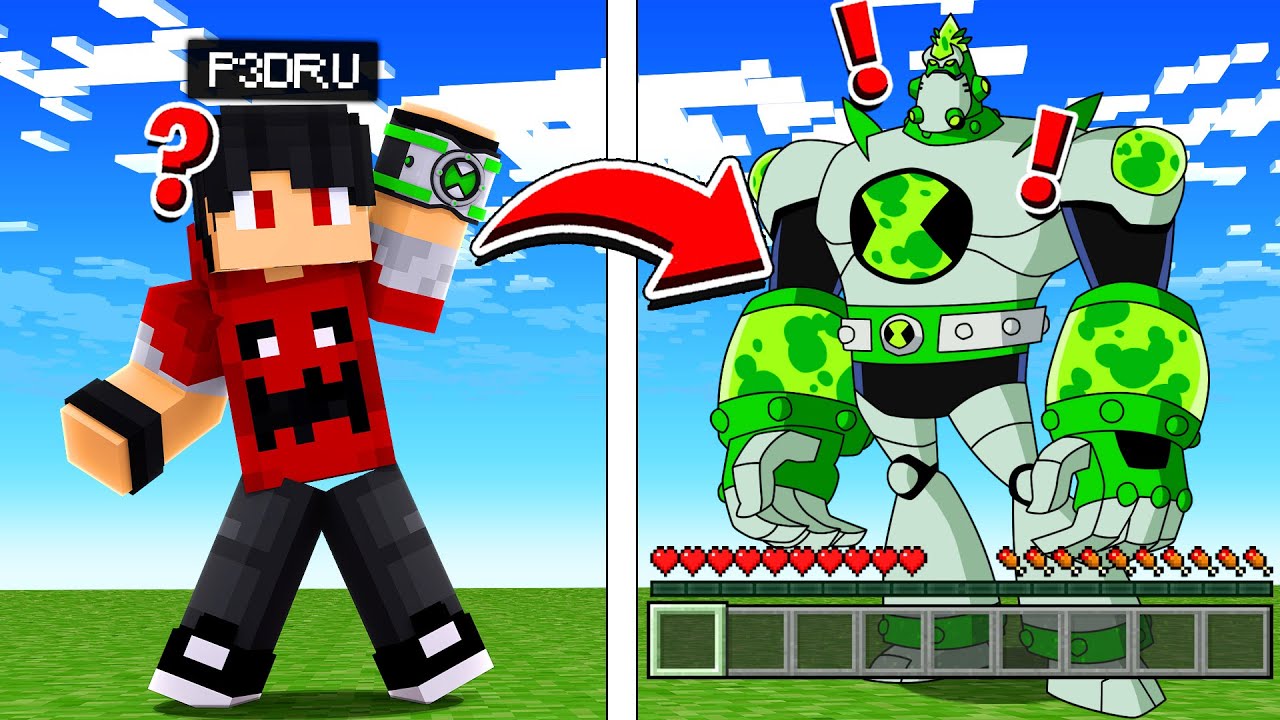 NOVO* ADDON DO BEN 10 SUPREMACIA ALIENIGENA NO MINECRAFT PE ‹‹ P3DRU ›› 