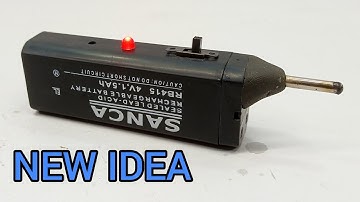 Amazing New Idea || How To Make A Rechargeable Soldering Iron