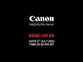 Canon India Virtual Launch Event 2020