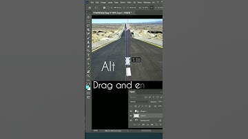 How to Duplicate an Object in photoshop | Advance Transform by dragging | #short