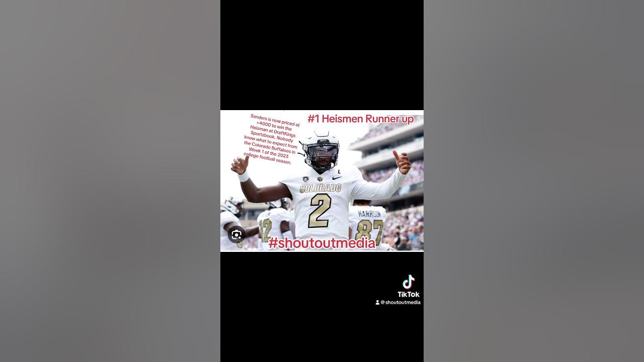 Sanders is The number 1 Heisman runnerup YouTube